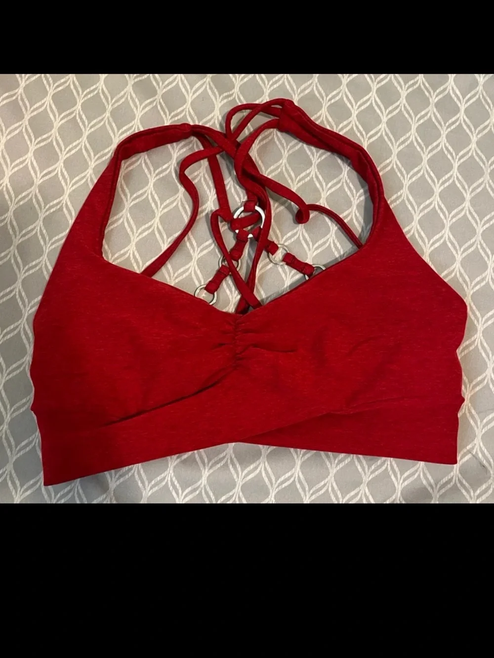 Bombshell Sportswear Red Angel Bra